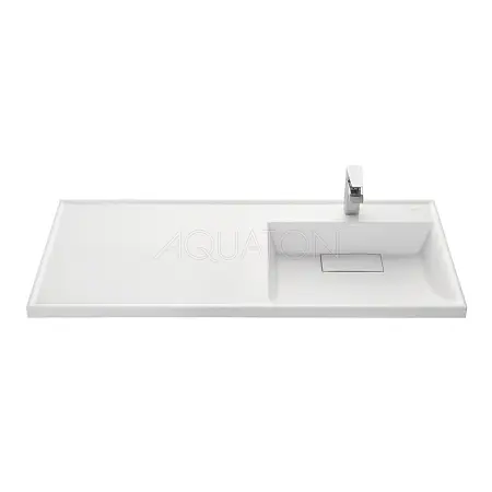 Раковина AQUATON Лондри 1200  белая, правая (1A72243KLH010)