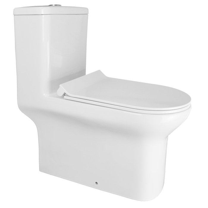 Унитаз-моноблок Creo Ceramique ONE 358х720х760 безободковый, в комплекте с быстросъемным сиденьем микролифт (ON0103) Унитаз-моноблок Creo Ceramique ONE 358х720х760 безободковый, в комплекте с быстросъемным сиденьем микролифт (ON0103)