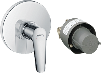 Смеситель для душа Hansgrohe Logis E, однорычажный, хром (71608000)