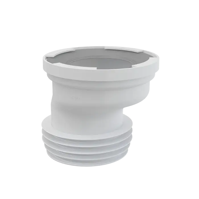 Патрубок для унитаза Alcadrain эксцентрический 20 мм (A991-20)