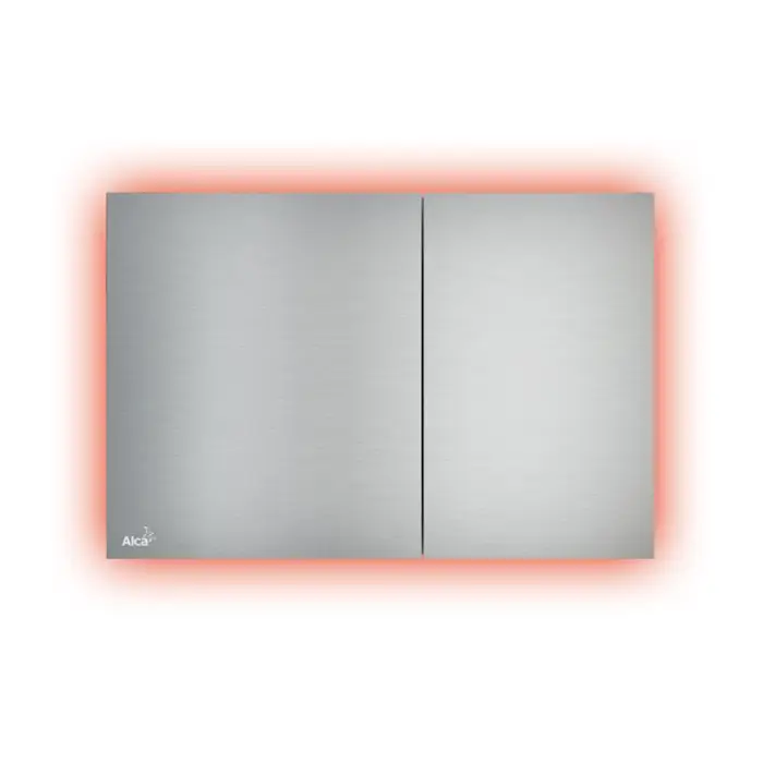 Кнопка смыва Alcadrain, с подсветкой, alunox матовый