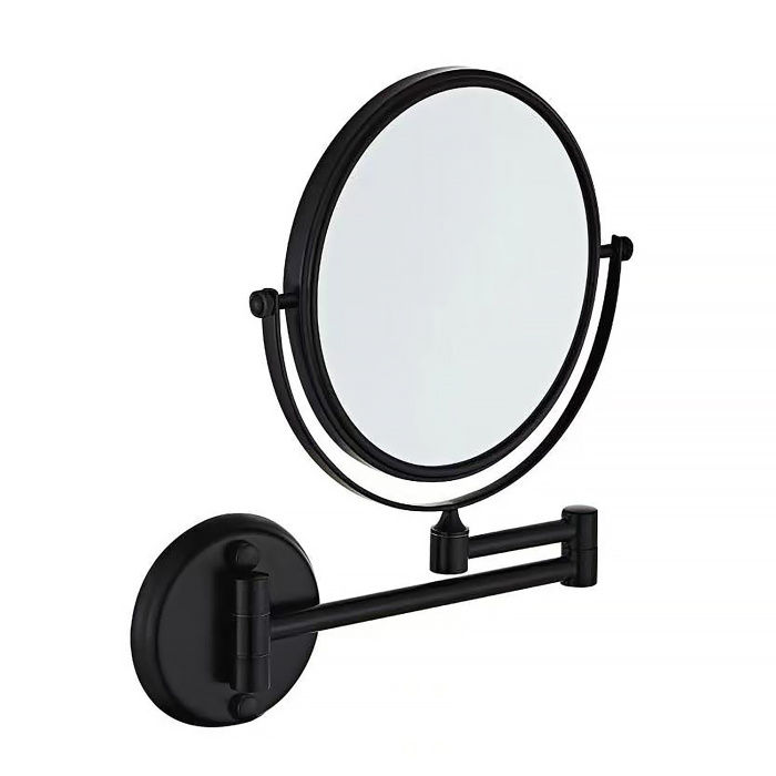 Косметическое зеркало Azario ALTRE  Ø150 мм, подвесное, черный матовый (AZ-211В-6) Косметическое зеркало Azario ALTRE  Ø150 мм, подвесное, черный матовый (AZ-211В-6)