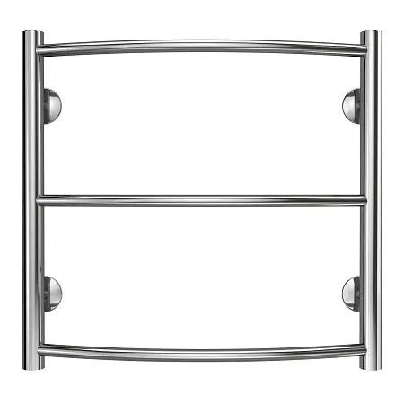 Полотенцесушитель водяной AZARIO VERONA 500/500 3 секции, нижнее/диагональное подключение, 1/2", хром (AZ04155)