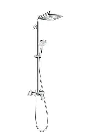 Душевая колонна Hansgrohe Crometta E 240 1jet Showerpipe с однорычажным смесителем (27284000)