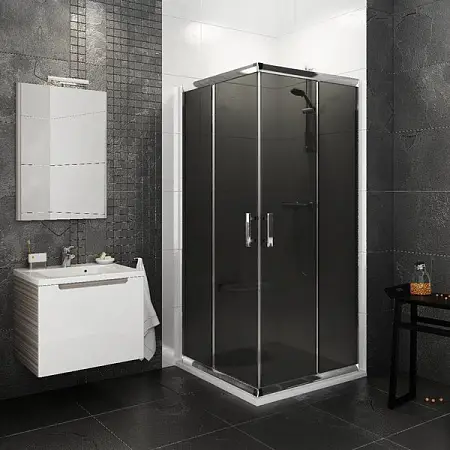 Душевая дверь Ravak Blix BLRV2K-90 блестящий + стекло транспарент 