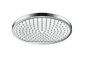 Верхний душ Hansgrohe Crometta S 240 1jet, круглый, белый/хром (26723000)