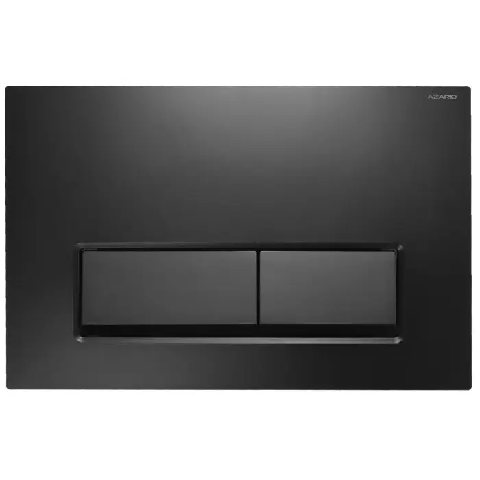 Кнопка смыва AZARIO NEW двойная, пластик, черный матовый (AZ-015.04)
