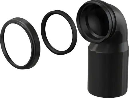 Колено стока комплект Alcadrain 90/110 (M906)