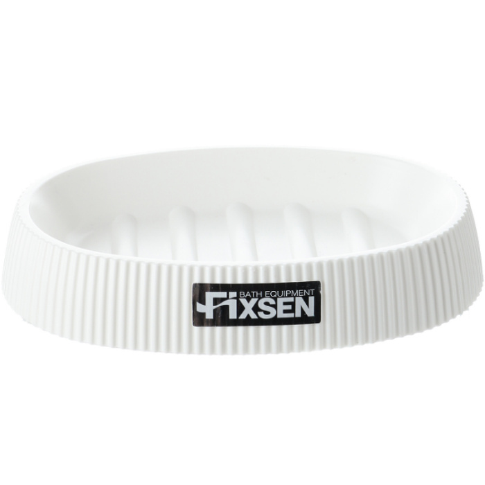 Мыльница Fixsen White Boom пластик, белый (FX-412-4) Мыльница Fixsen White Boom пластик, белый (FX-412-4)