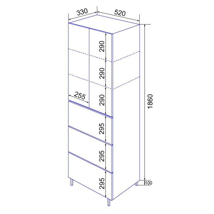 Пенал Эстима 523_схема