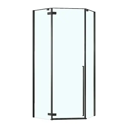 Душевое ограждение Loranto NEO 90x90x195 прозрачное закаленное стекло 8 мм, Easy clean, профиль черный, без поддона (CS-22107B) Душевое ограждение Loranto NEO 90x90x195 прозрачное закаленное стекло 8 мм, Easy clean, профиль черный, без поддона (CS-22107B)
