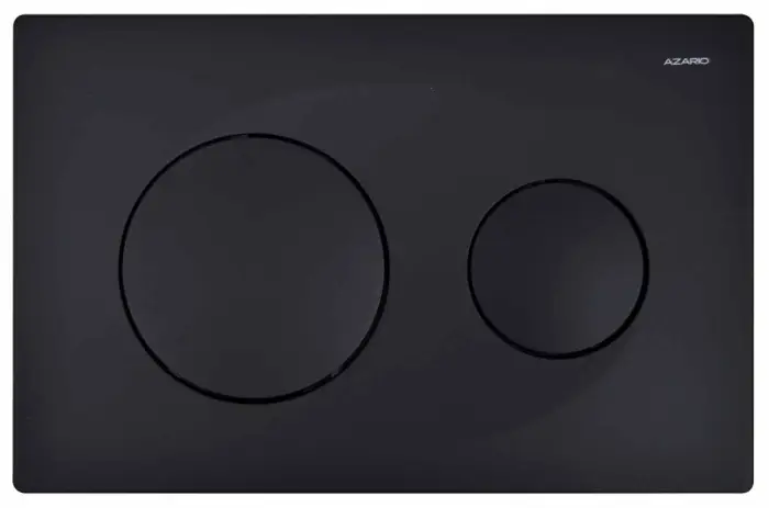 Кнопка смыва Azario двойная, черная матовая (AZ-8200-0013)