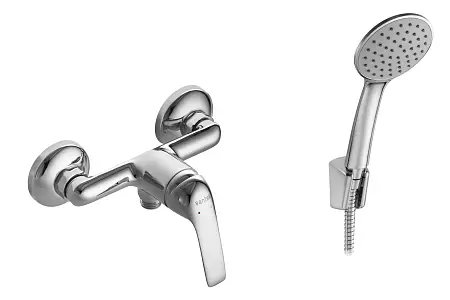 Смеситель для душа Santek Нико с ручным душем, керамический картридж, хром (WH5A20005C001)