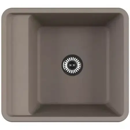 Кухонная мойка AQUATON Беллис 57 Серый шелк (1A724932BS250)