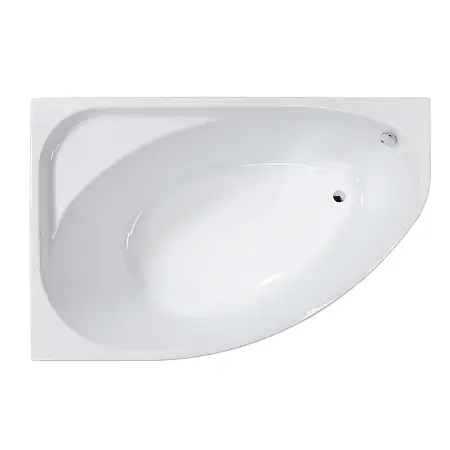 Ванна акриловая VAGNERPLAST HAPI асимметричная 170х110 см, левая, белая (VPBA170HAP3LX-04)