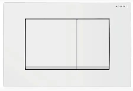 Кнопка смыва Geberit Delta 30 двойной смыв, цвет альпийский белый (115.137.11.1)