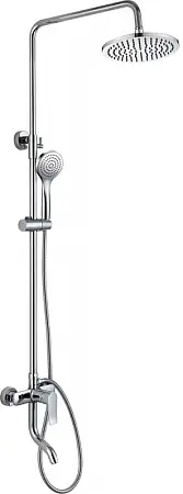 Душевая колонна Bravat EMERALDA со смесителем, хром (F6337371CP-A-RUS)