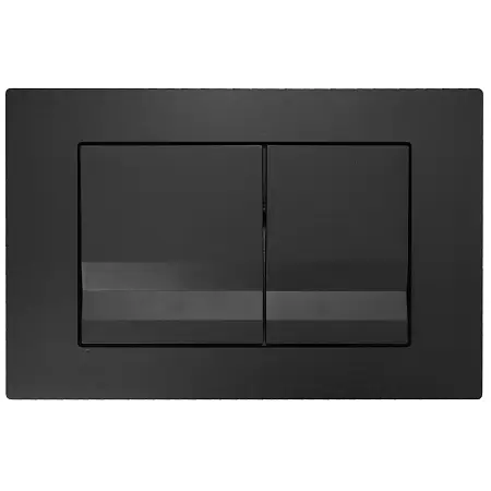 Кнопка смыва AZARIO NEW двойная, пластик, черный матовый (AZ-001.04)