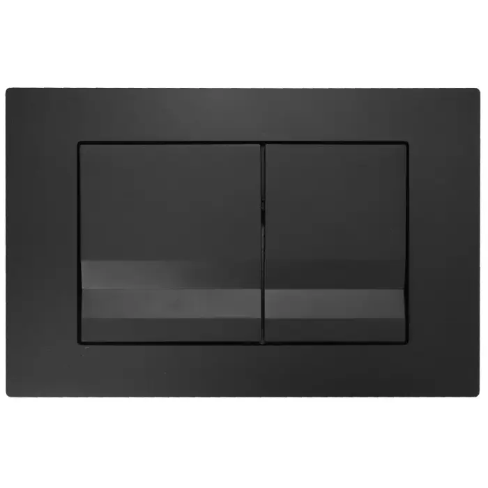 Кнопка смыва AZARIO NEW двойная, пластик, черный матовый (AZ-001.04)