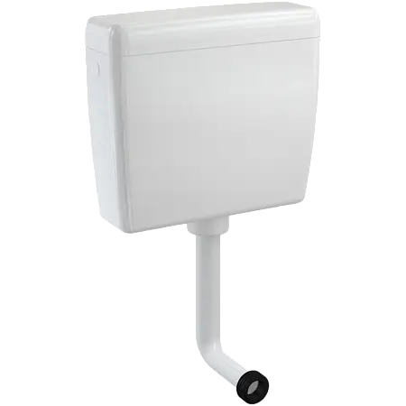 Универсальный бачок Alcaplast для унитаза ALCA UNI, Старт/Стоп, 1/2", белый (A94-1/2")