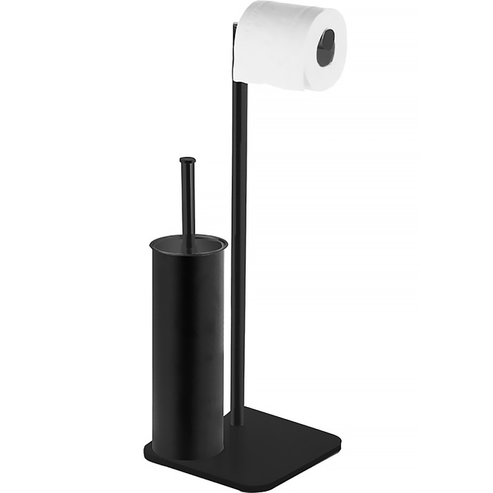 Стойка напольная AZARIO ALTREс бумагодержателем и ершиком, черная матовая (AZ421B) Стойка напольная AZARIO ALTREс бумагодержателем и ершиком, черная матовая (AZ421B)