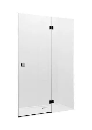 Душевое ограждение Roca Metropolis дверь распашная 1200х1950 прозрачное стекло, профиль хром (MP3412012M)