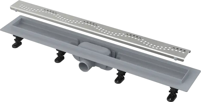 Душевой лоток Alcadrain Simple с решеткой, хром (AG100101850)