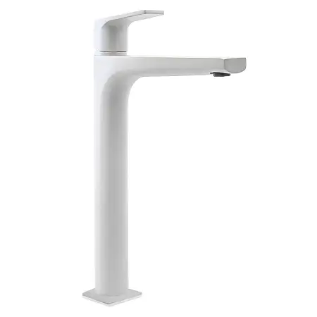 Смеситель для раковины AZARIO TREYA  высокий, белый матовый (AZ-156845526)