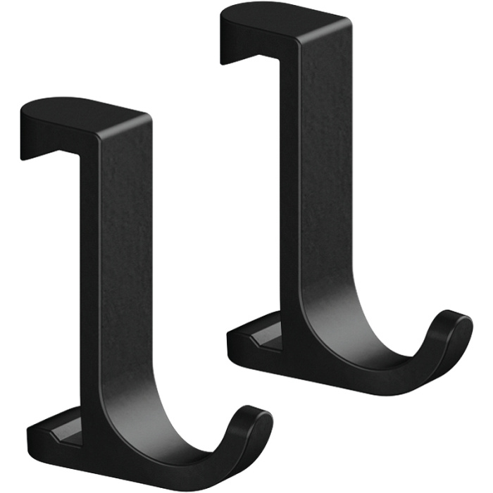 Крючок для полотенец Hansgrohe WallStoris на штангу, 2шт в комлекте, матовый черный (27929670)