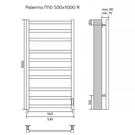 Palermo П10 500х1000 R Palermo П10 500х1000 R