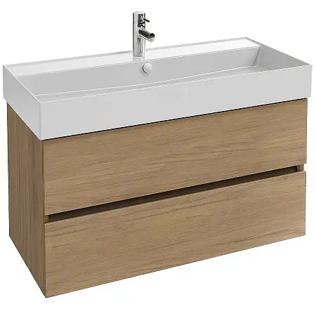 Тумба под раковину Jacob Delafon Tolbiac 100 подвесная, Дуб Девас (EB2383-E75)
