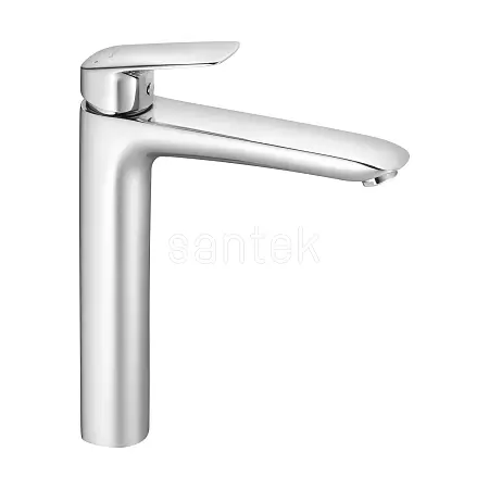 Смеситель для раковины-чаши Santek Таос высокий, керамический картридж, хром (WH5A04009C001)