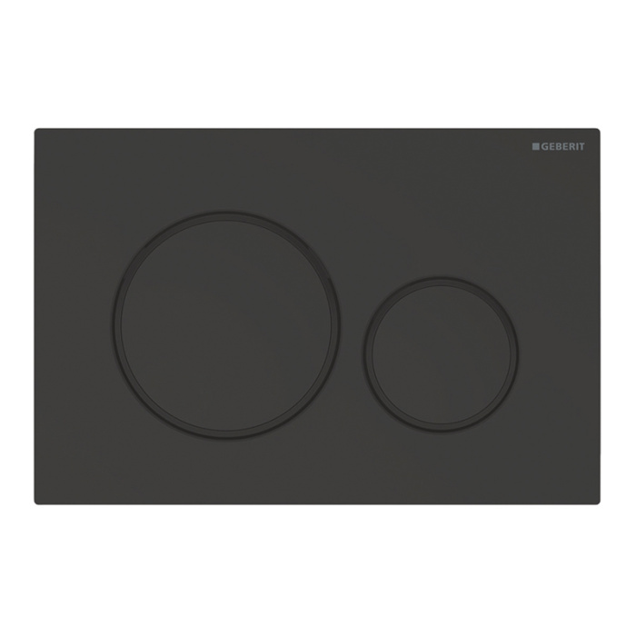 Кнопка смыва Geberit Sigma 20, двойной смыв, черный