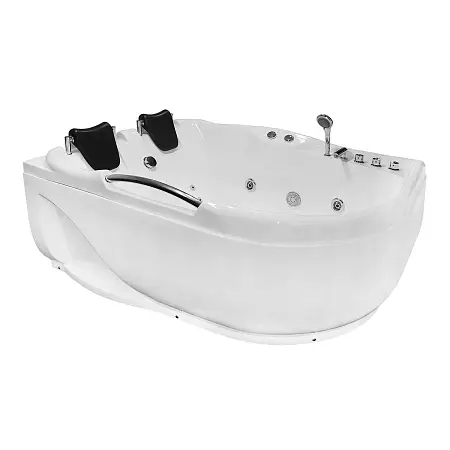 Ванна акриловая Loranto 1200х1700х650 с гидромассажем, левосторонняя, для двух персон (CS-806NL)
