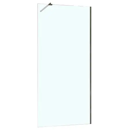 Душевая перегородка Azario Walk-in 900х1950 прозрачное стекло 8 мм, профиль графит матовый (AZ-251-90-MGR-CL)