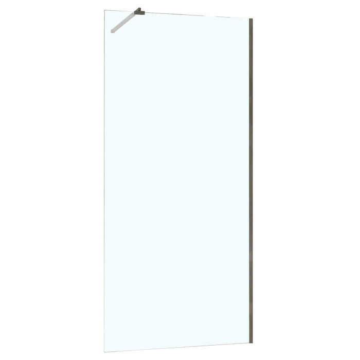 Душевая перегородка Azario Walk-in 900х1950 прозрачное стекло 8 мм, профиль графит матовый (AZ-251-90-MGR-CL)