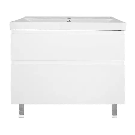 Комплект Тумба Мила 80Н 815х470х870 напольная, с раковиной Tempo 80 (CS00091366)