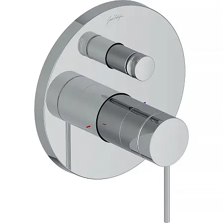 Смеситель для душа Jacob Delafon Metro внешняя часть, на 2 потребителя, хром (E78021-4A-CP)