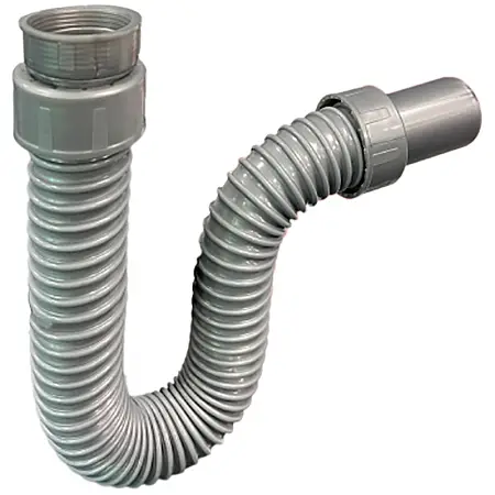 Сифон для раковины Bettoserb трубчатый, серый (125313)