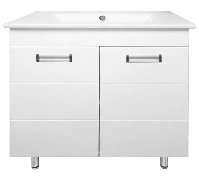 Loranto Тумба Дина 75 (750х810х460) с раковиной QUADRO 75