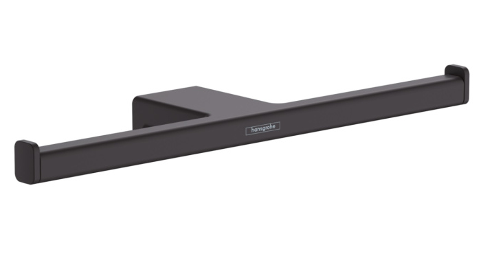 Держатель запасного рулона туалетной бумаги двойной Hansgrohe AddStoris, матовый чёрный (41748670)