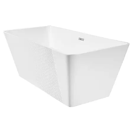 Ванна акриловая Loranto 1700х750х580 прямоугольная, отдельностоящая, в комплекте с сифоном и опорными ножками (CS-13-170)