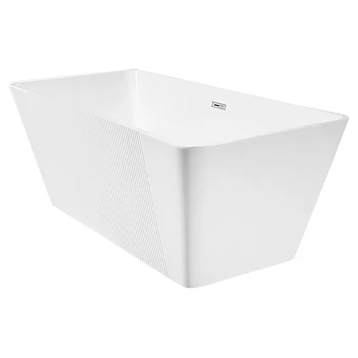 Ванна акриловая Loranto 1700х750х580 прямоугольная, отдельностоящая, в комплекте с сифоном и опорными ножками, цвет белый (CS-13-170)