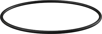 Прокладка фланца  из нержавеющей стали Alca plast, черный (APV0006)