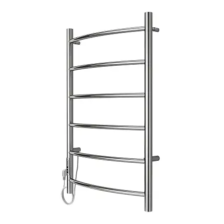 Полотенцесушитель электрический AZARIO VERONA 500/800 6 секций, диммер слева, хром (AZ04758) Полотенцесушитель электрический AZARIO VERONA 500/800 6 секций, диммер слева, хром (AZ04758)