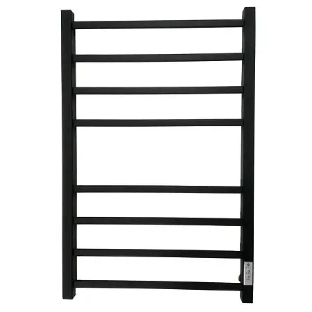 Полотенцесушитель электрический Маргроид Вид 81/10 Лесенка, профильный 80х50, правый, черный матовый (М00061677)