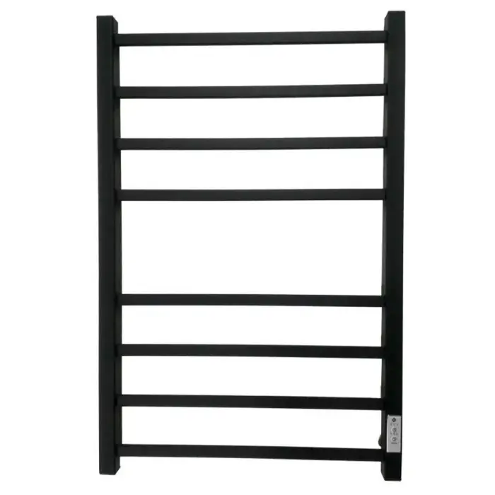 Полотенцесушитель электрический Маргроид Вид 81/10 Лесенка, профильный 80х50, правый, черный матовый (М00061677)