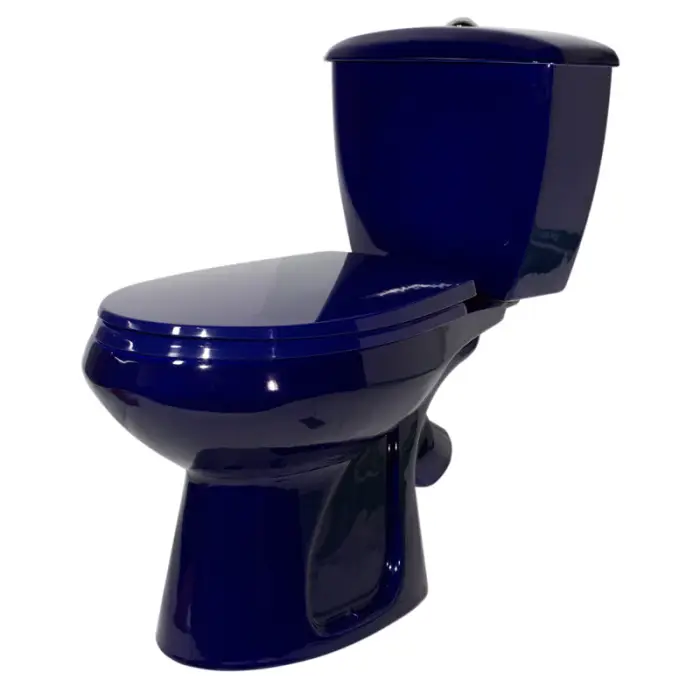 Унитаз-компакт Элисса Стандарт, с сиденьем, синий (43355130202)