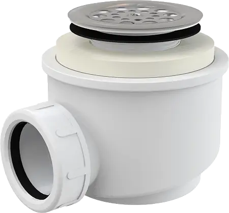 Сифон для душевого поддона Alcadrain с нержавеющей решеткой (A46-50)