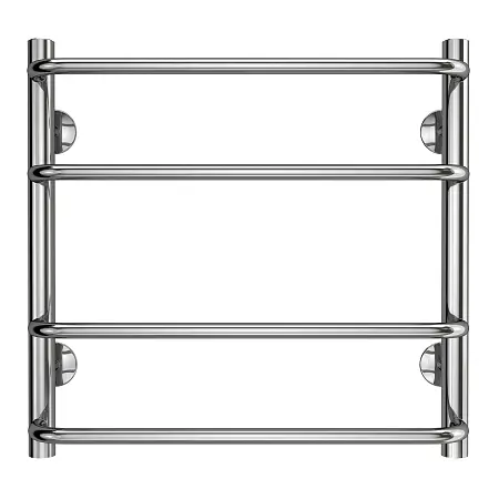 Полотенцесушитель водяной AZARIO FERRARA 500/500 4 секций, нижнее/диагональное подключение, 1/2", хром (AZ09155)